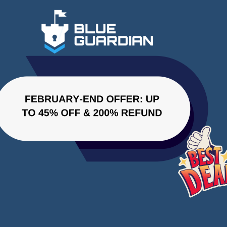 Blue Guardian February-End Offer: Up to 45% Off & 200% Refund